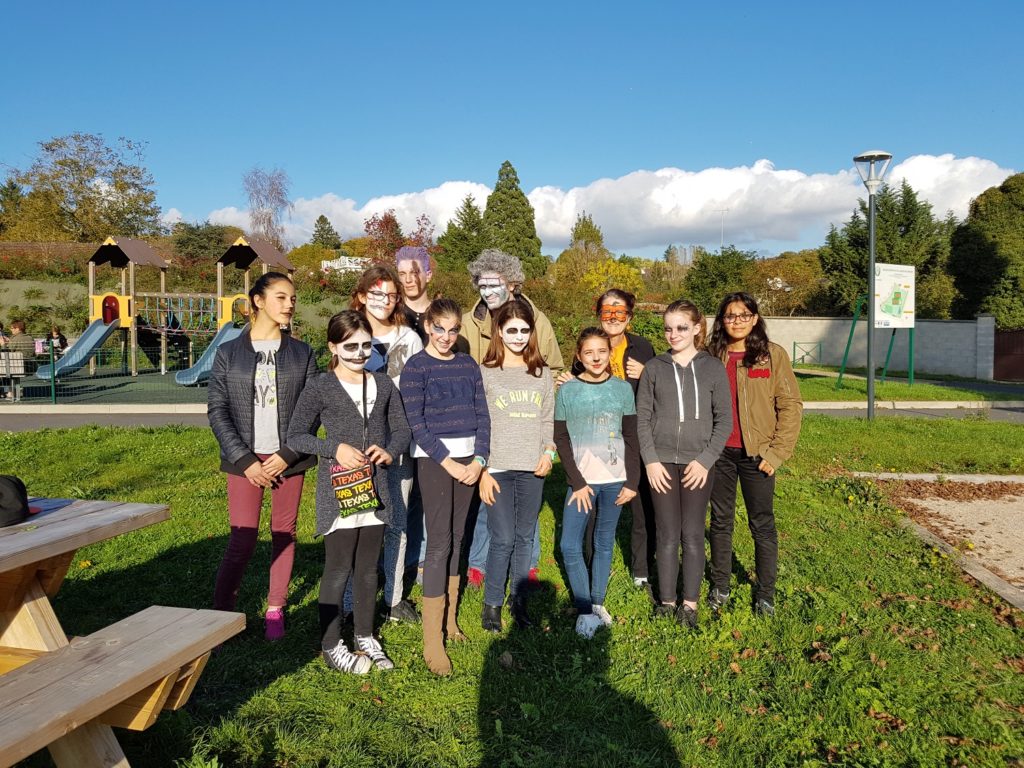 veillée halloween 2017 pour les jeunes de la communauté d'agglomération du pays de fontainebleau lors des journeés oxygene