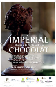 salon du chocolat au chateau de fontainebleau en novembre 2017