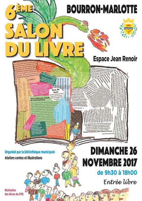 6ème édition du salon du livre de bourron-marlotte au pays de fontainebleau