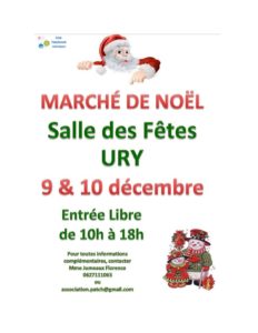 marché de noël d'Ury au Pays de Fontainebleau