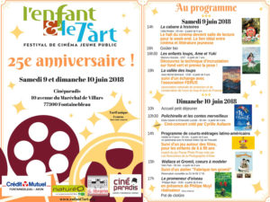 Festival du 7ème art pour enfant 2018