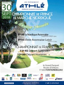 Championnat de France de marche Nordique au Grand Parquet